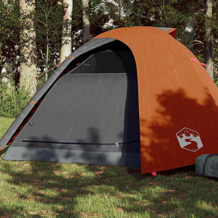 Cort Camping Cupolă Alb, Țesătură Opacă, Impermeabil