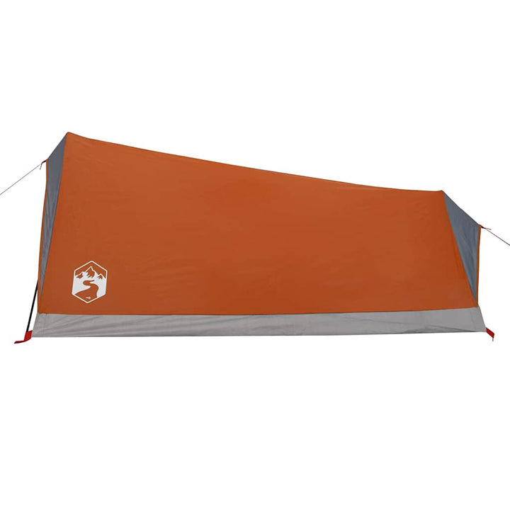 Cort De Camping Pentru 2 Persoane, Gri/Portocaliu, Impermeabil