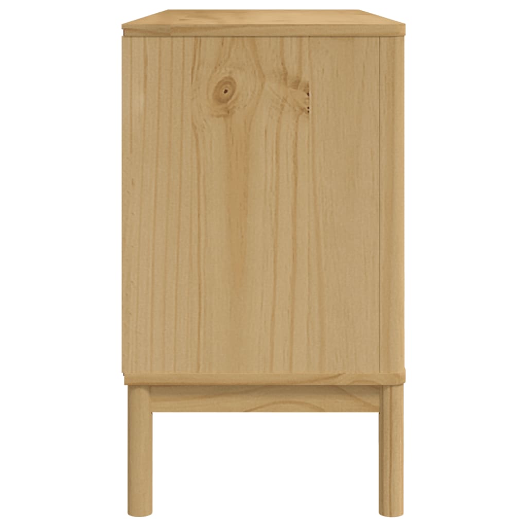 Dulap Floro, Maro Ceară, 114X43X74 Cm, Lemn Masiv Pin