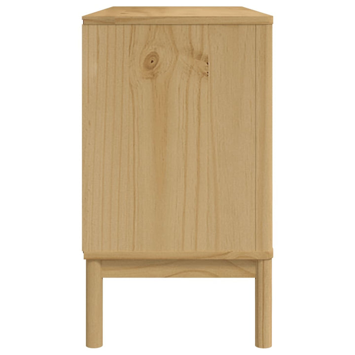 Dulap Floro, Maro Ceară, 114X43X74 Cm, Lemn Masiv Pin