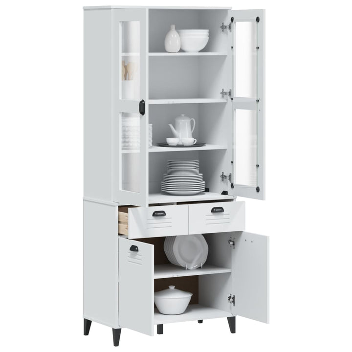 Dulap Înalt „Viken” 80X40X190 Cm Lemn Masiv De Pin