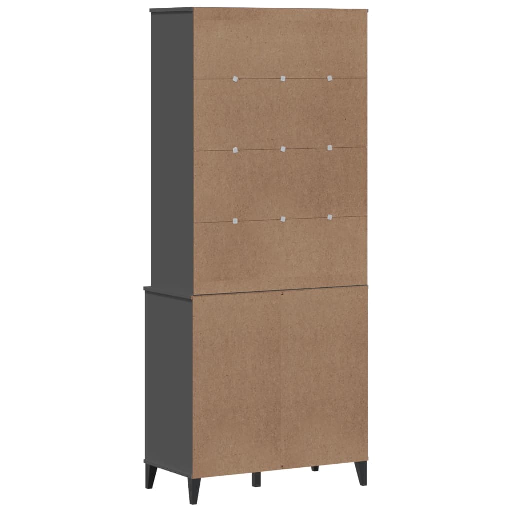Dulap Înalt „Viken” 80X40X190 Cm Lemn Masiv De Pin
