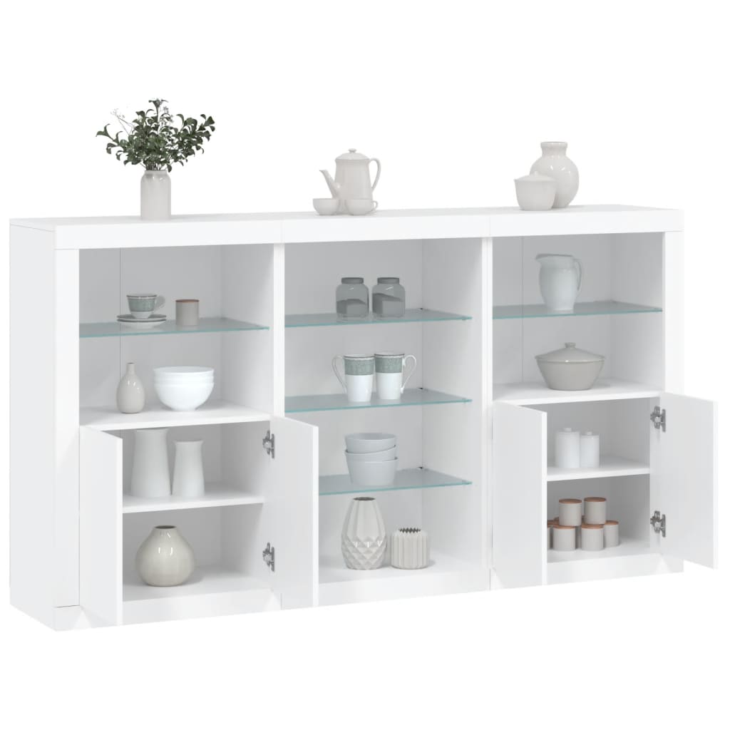 Servantă Cu Lumini Led, , 181,5X37X100 Cm