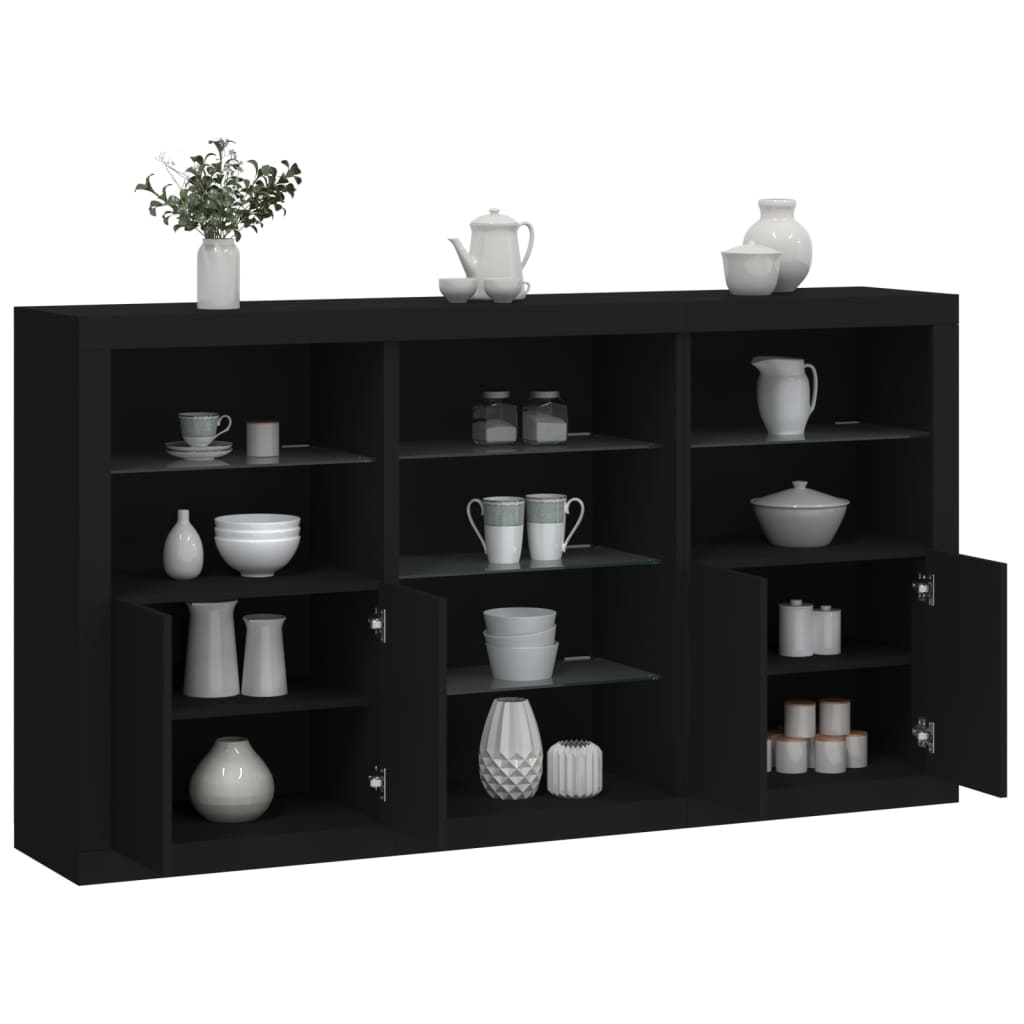 Servantă Cu Lumini Led, , 181,5X37X100 Cm