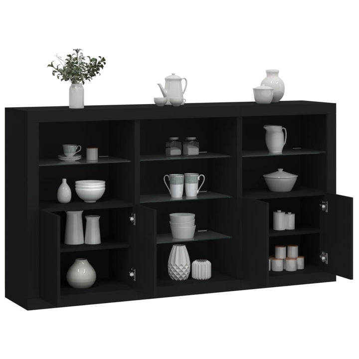 Servantă Cu Lumini Led, , 181,5X37X100 Cm