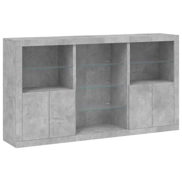 Servantă Cu Lumini Led, , 181,5X37X100 Cm