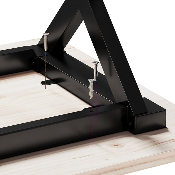 Picioare Măsuță De Cafea X-Frame 90X30X43 Cm Fontă
