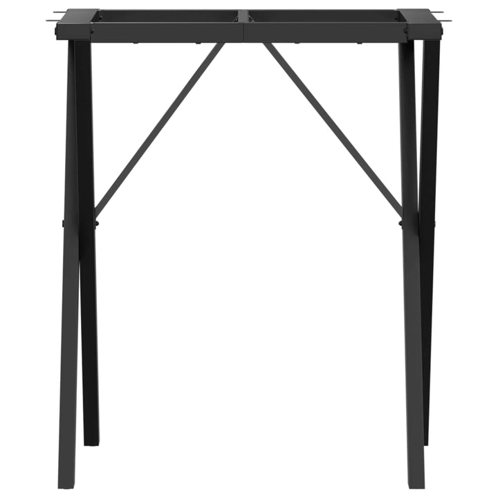 Picioare Masă De Sufragerie X-Frame 60X40X73 Cm Fontă