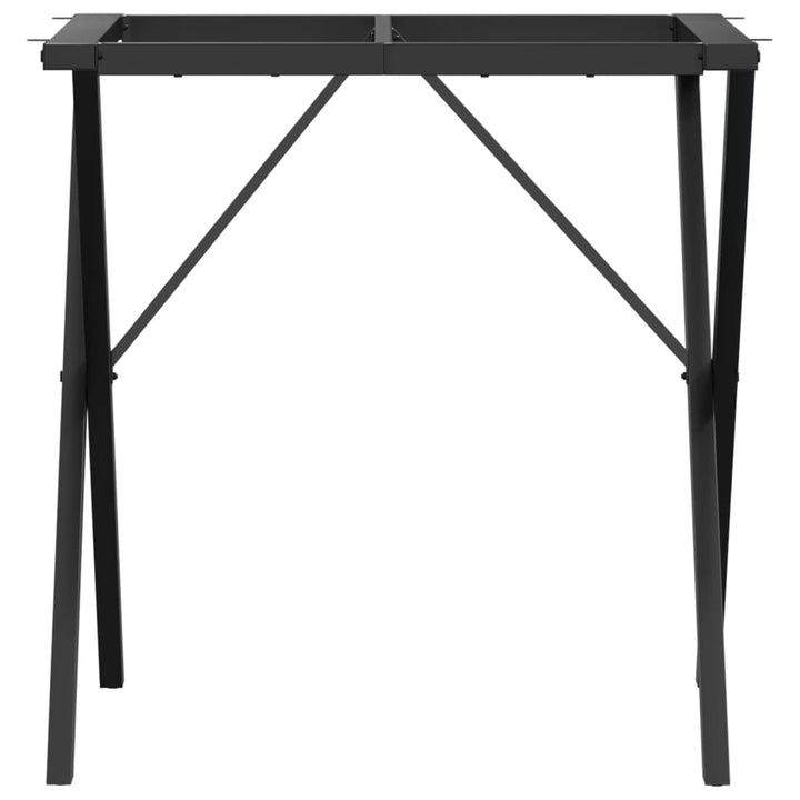 Picioare Masă De Sufragerie X-Frame 70X70X73 Cm Fontă