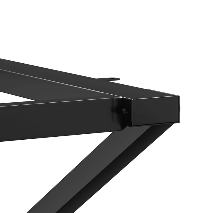 Picioare Masă De Sufragerie X-Frame 80X40X73 Cm Fontă