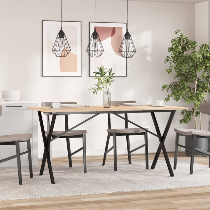 Picioare Masă De Sufragerie X-Frame 140X60X73 Cm Fontă