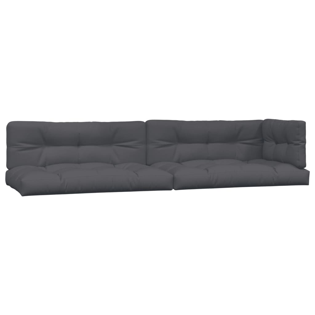 Set Canapele Grădină Cu Perne Din Paleți, 3 Piese, Lemn Acacia