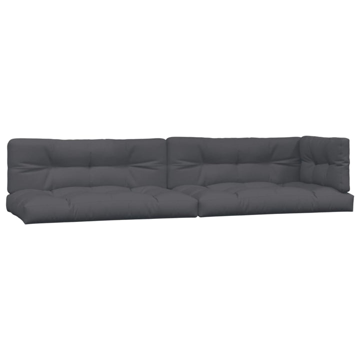 Set Canapele Grădină Cu Perne Din Paleți, 3 Piese, Lemn Acacia