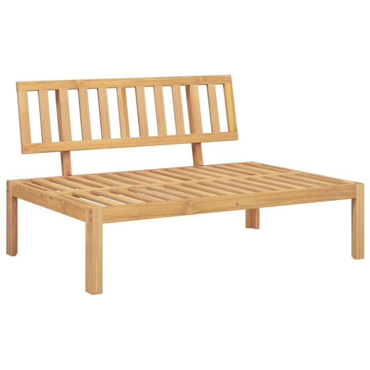 Set Canapele Grădină Cu Perne Din Paleți, 3 Piese, Lemn Acacia