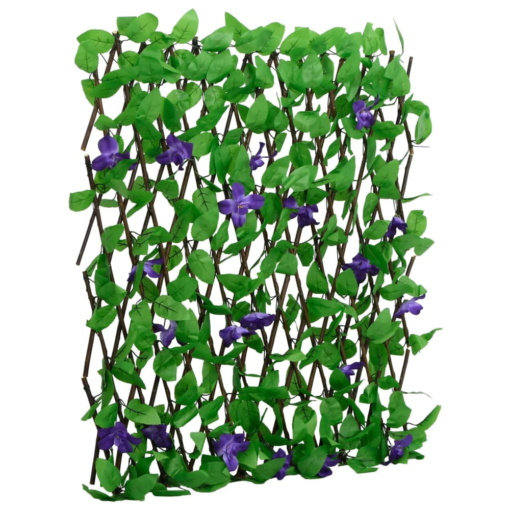 Spalier Iederă Artificială Extensibil, 5 Buc., Verde,