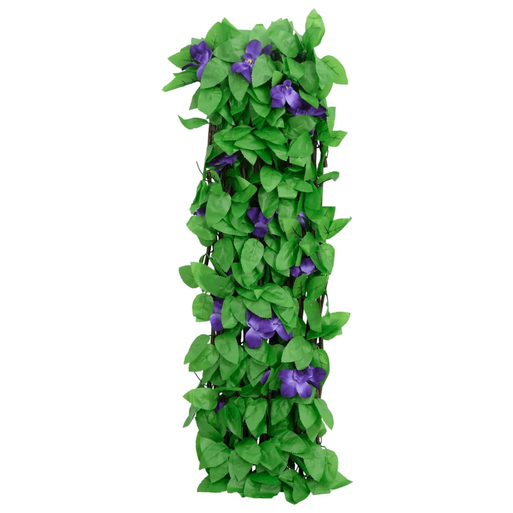 Spalier Iederă Artificială Extensibil, 5 Buc., Verde,