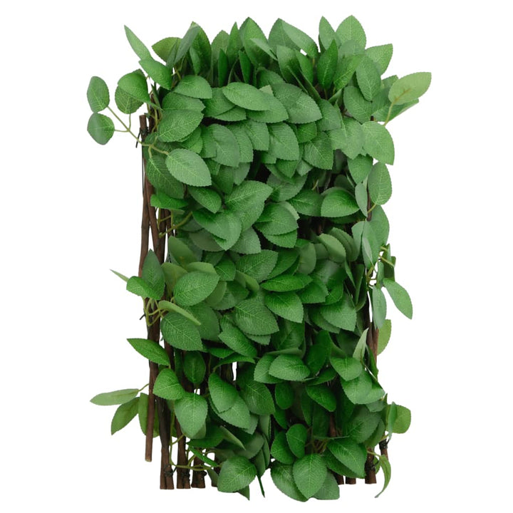 Spalier Iederă Artificială Extensibil, 5 Buc., Verde,