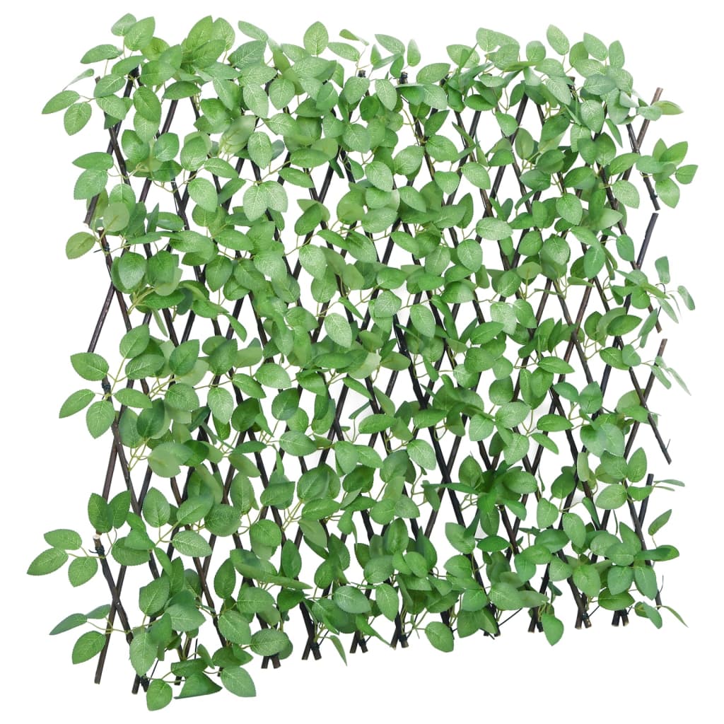 Spalier Iederă Artificială Extensibil, 5 Buc., Verde,