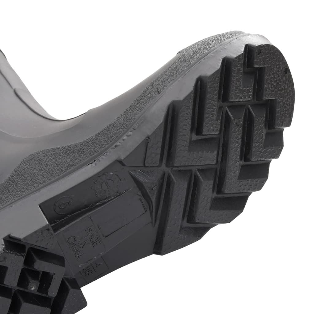 Cizme De Ploaie, Negru, Pvc, Mărime 38