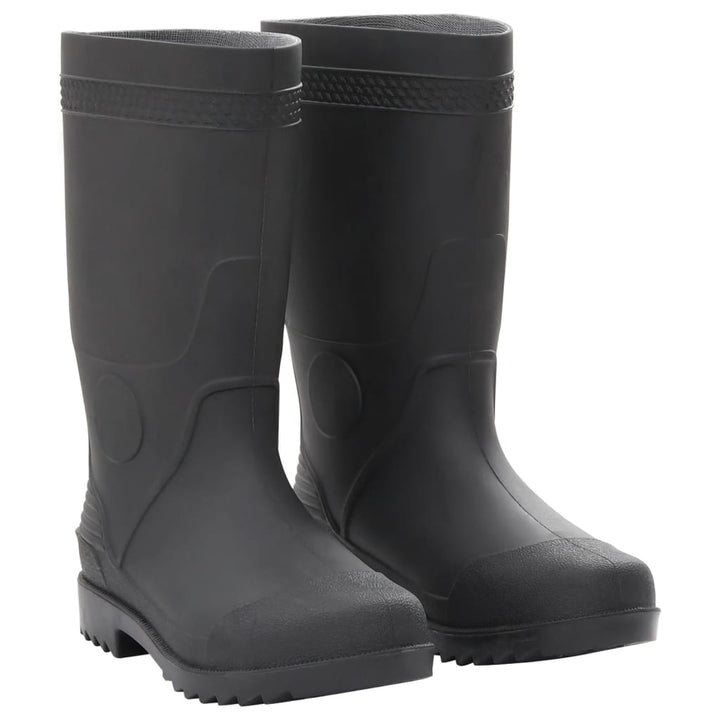 Cizme De Ploaie, Negru, Pvc, Mărime 42