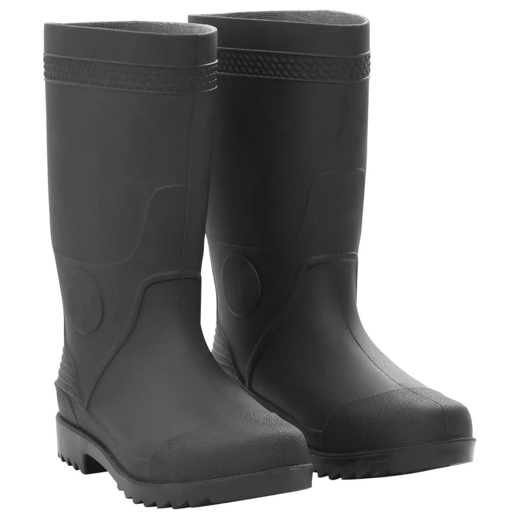 Cizme De Ploaie, Negru, Pvc, Mărime 42
