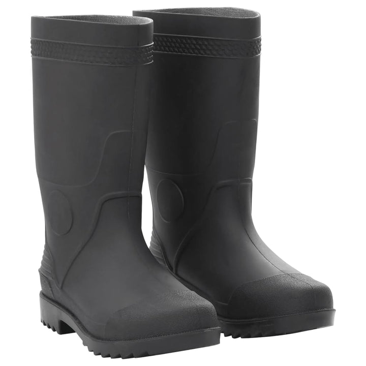 Cizme De Ploaie, Negru, Pvc, Mărime 42