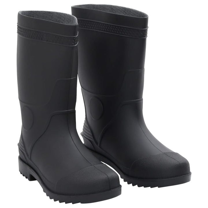Cizme De Ploaie, Negru, Pvc, Mărime 42