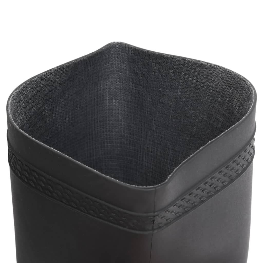 Cizme De Ploaie, Negru, Pvc, Mărime 42