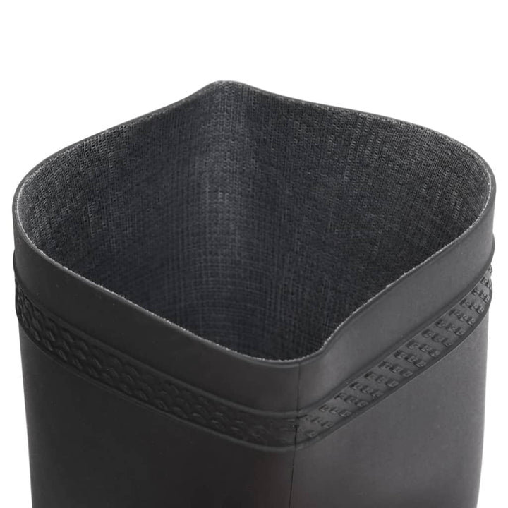 Cizme De Ploaie, Negru, Pvc, Mărime 42
