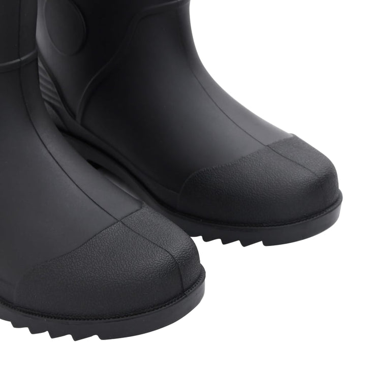 Cizme De Ploaie, Negru, Pvc, Mărime 42