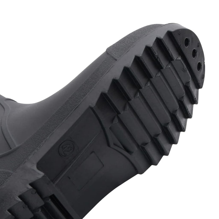 Cizme De Ploaie, Negru, Pvc, Mărime 42