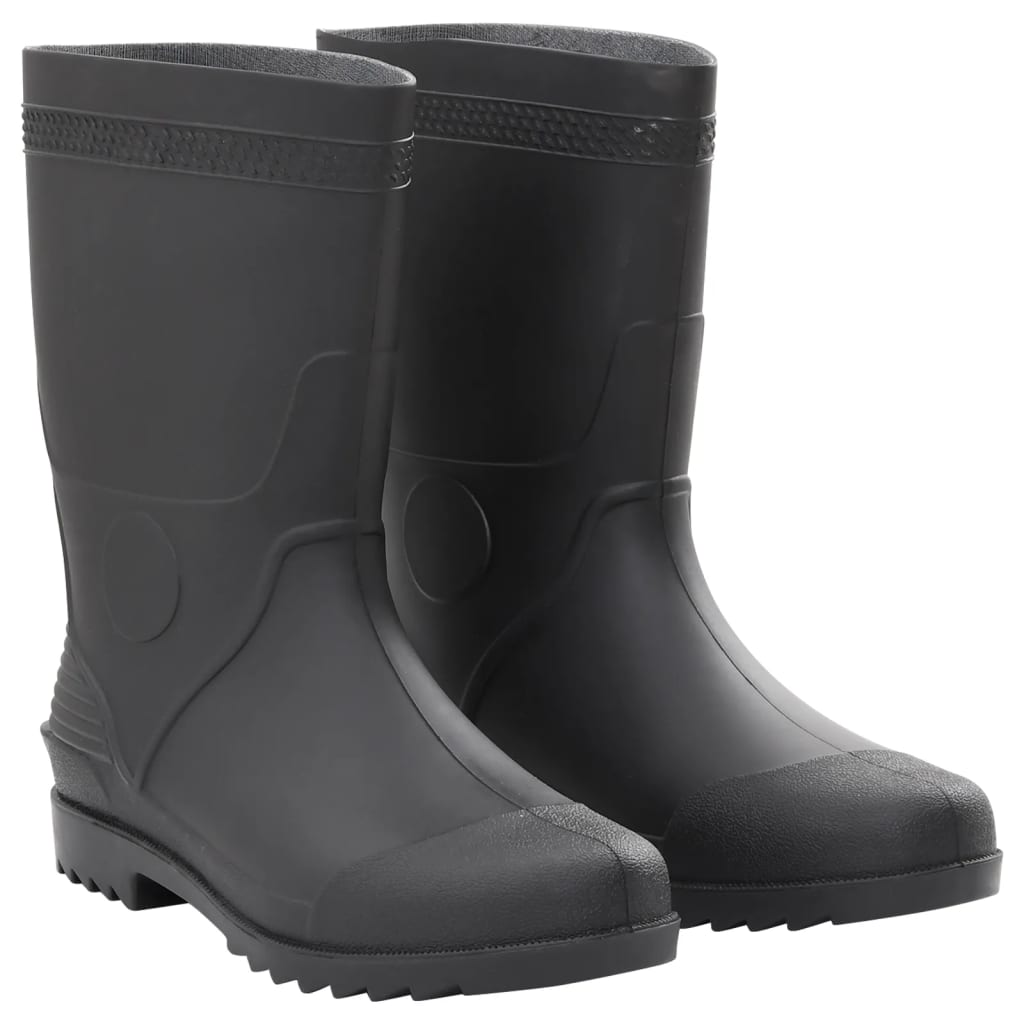 Cizme De Ploaie, Negru, Pvc, Mărime 42