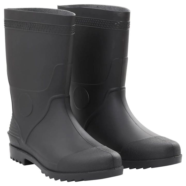 Cizme De Ploaie, Negru, Pvc, Mărime 42