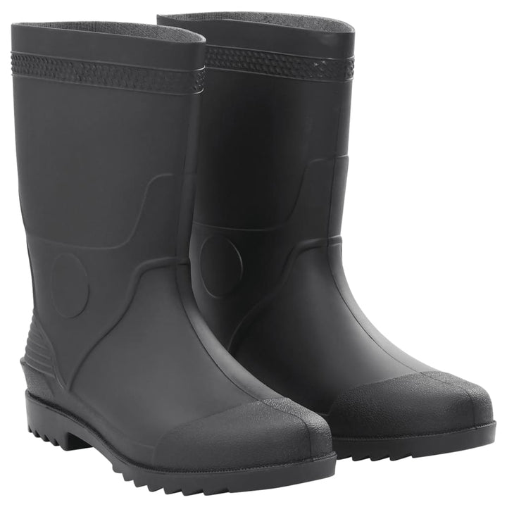 Cizme De Ploaie, Negru, Pvc, Mărime 42