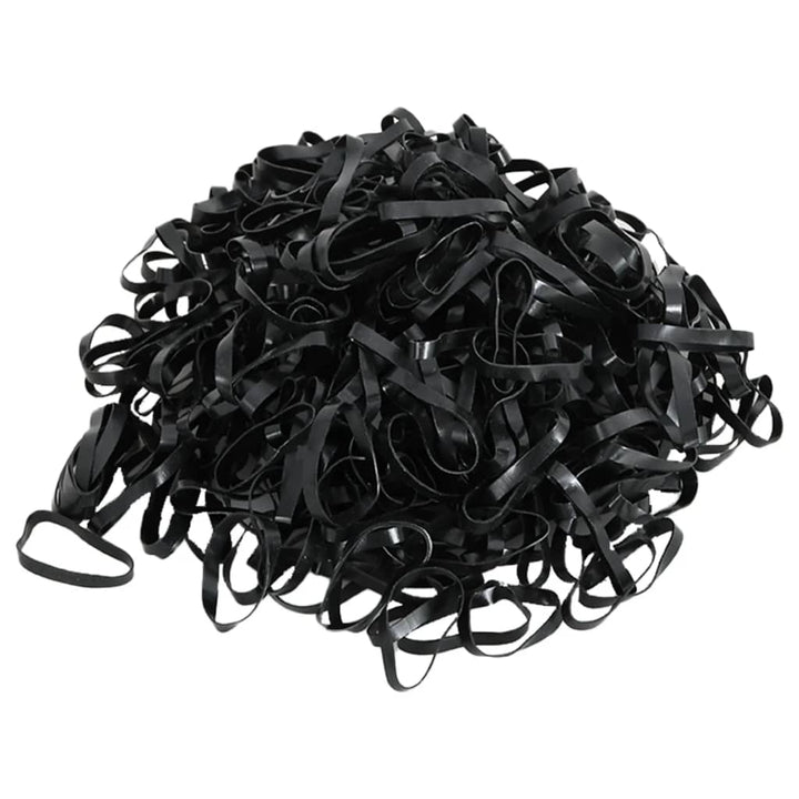 Benzi De Împletit Pentru Cal 1500 Buc. Negru Silicon
