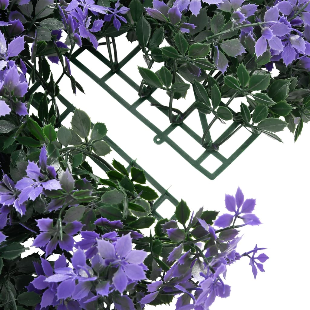 Gard Din Frunze Artificiale, 24 Buc., Violet, 40X60 Cm