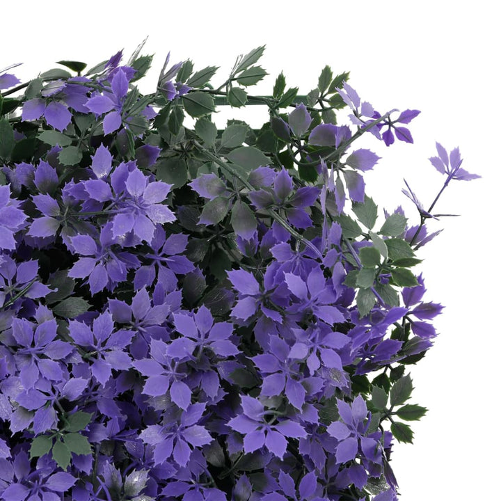 Gard Din Frunze Artificiale, 24 Buc., Violet, 40X60 Cm