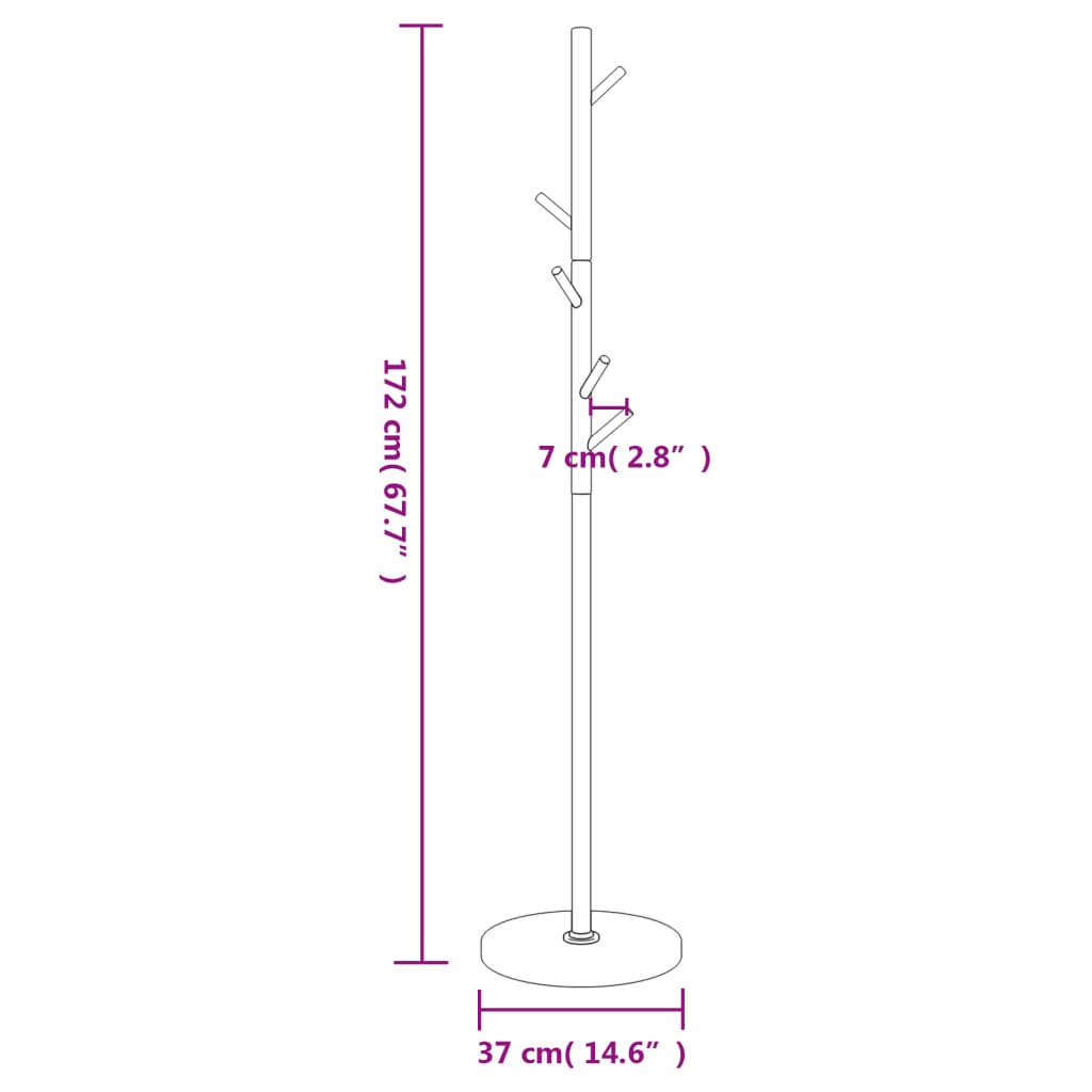 Cuier De Haine, , 172 Cm, Fier Vopsit Electrostatic