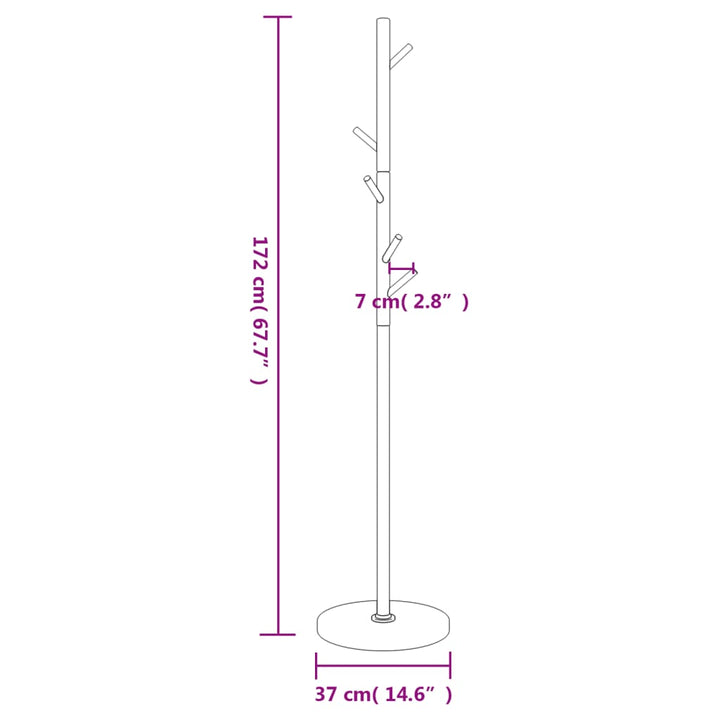 Cuier De Haine, , 172 Cm, Fier Vopsit Electrostatic