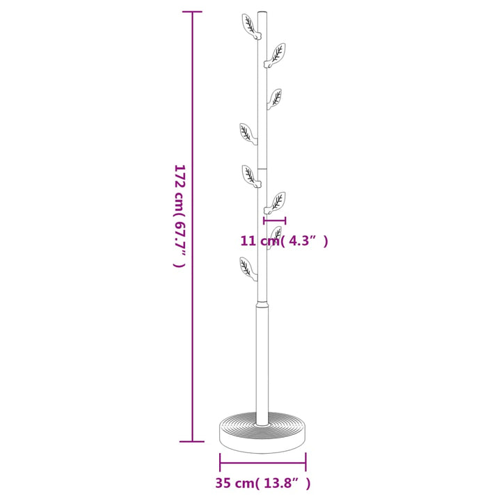 Cuier De Haine, , 172 Cm, Fier Vopsit Electrostatic