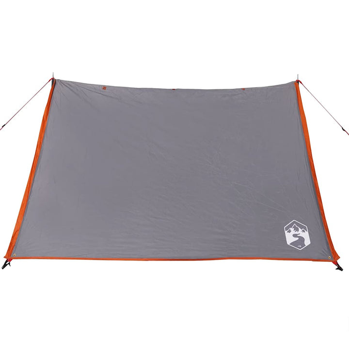 Cort De Camping Pentru 2 Persoane, Gri/Portocaliu, Impermeabil