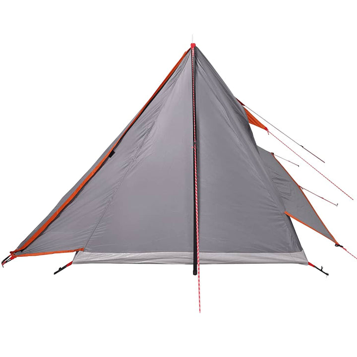 Cort De Camping Pentru 2 Persoane, Gri/Portocaliu, Impermeabil