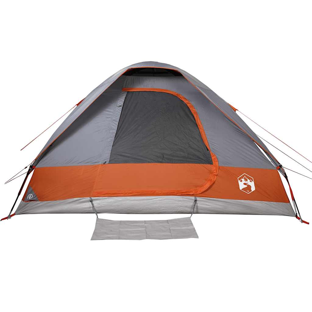 Cort De Camping Pentru , Gri/Portocaliu, Impermeabil
