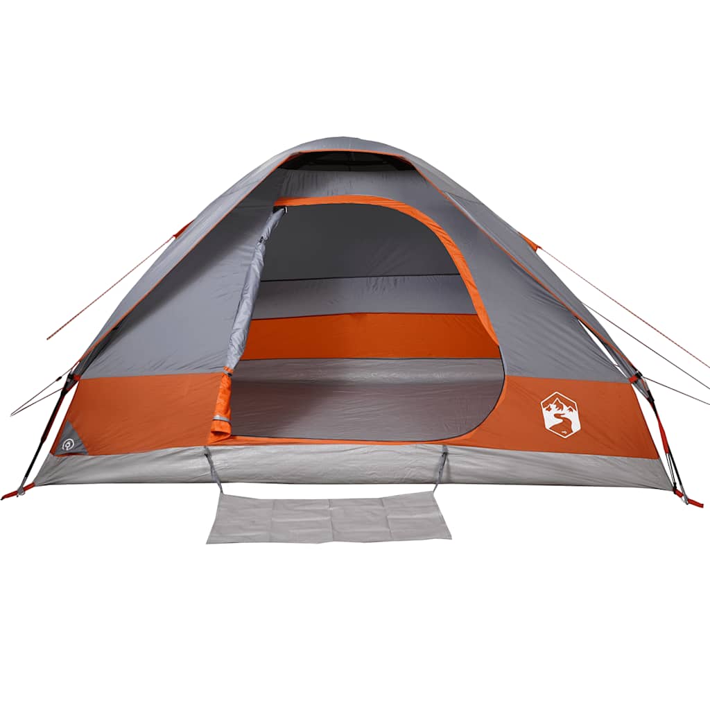 Cort De Camping Pentru , Gri/Portocaliu, Impermeabil