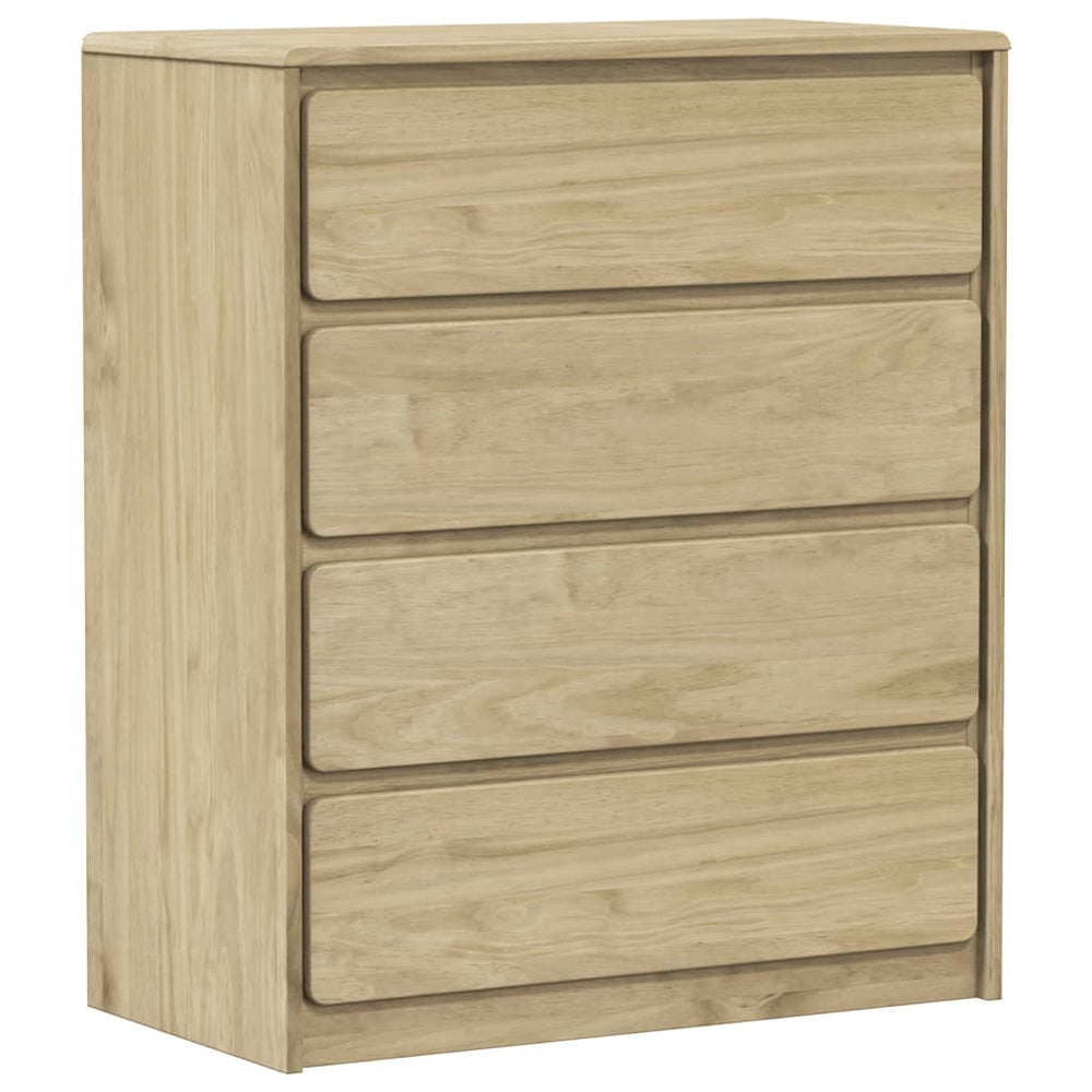 Dulap Cu Sertar Sauda Stejar, 76,5X39X91 Cm, Lemn Masiv De Pin