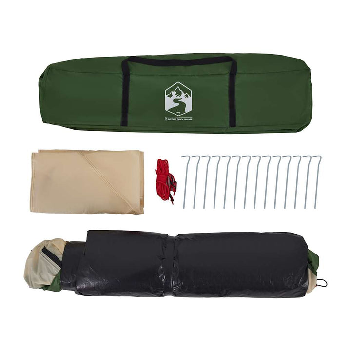 Cort De Camping Cupolă 4 Persoane, Setare Rapidă,