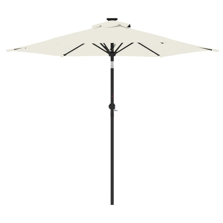 Umbrelă Soare De Grădină Stâlp Din Oțel, , 225X225X212 Cm