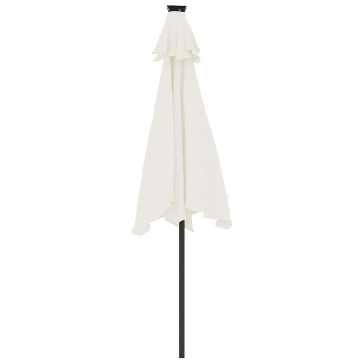 Umbrelă Soare De Grădină Stâlp Din Oțel, , 225X225X212 Cm