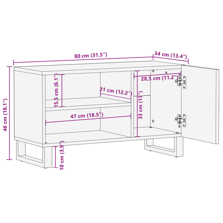 Dulap Tv 80X34X46 Cm