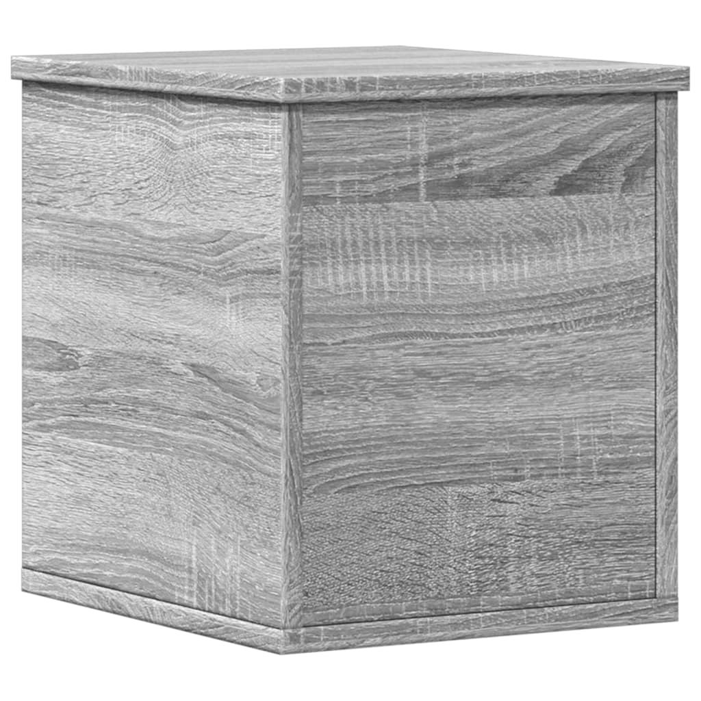 Cutie De Depozitare, Gri Sonoma, 30X35X35 Cm, Lemn Prelucrat